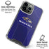 NFL Baltimore Ravens Team Jersey iPhone 16 Pro Clear Case